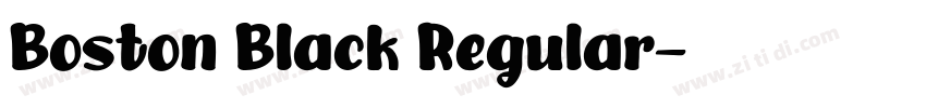 Boston Black Regular字体转换 Boston Black Regular字体转换